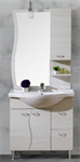 composizione bagno capri 75cm - Edil Casa | Arredo bagno Termoarredi, Design di interni